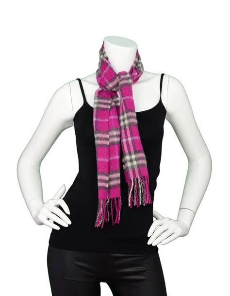 sugar pink burberry|burberry pink plaid scarf.